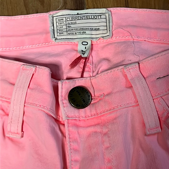 Day Glow Pink jeans “the stiletto” size 27 - Picture 10 of 12